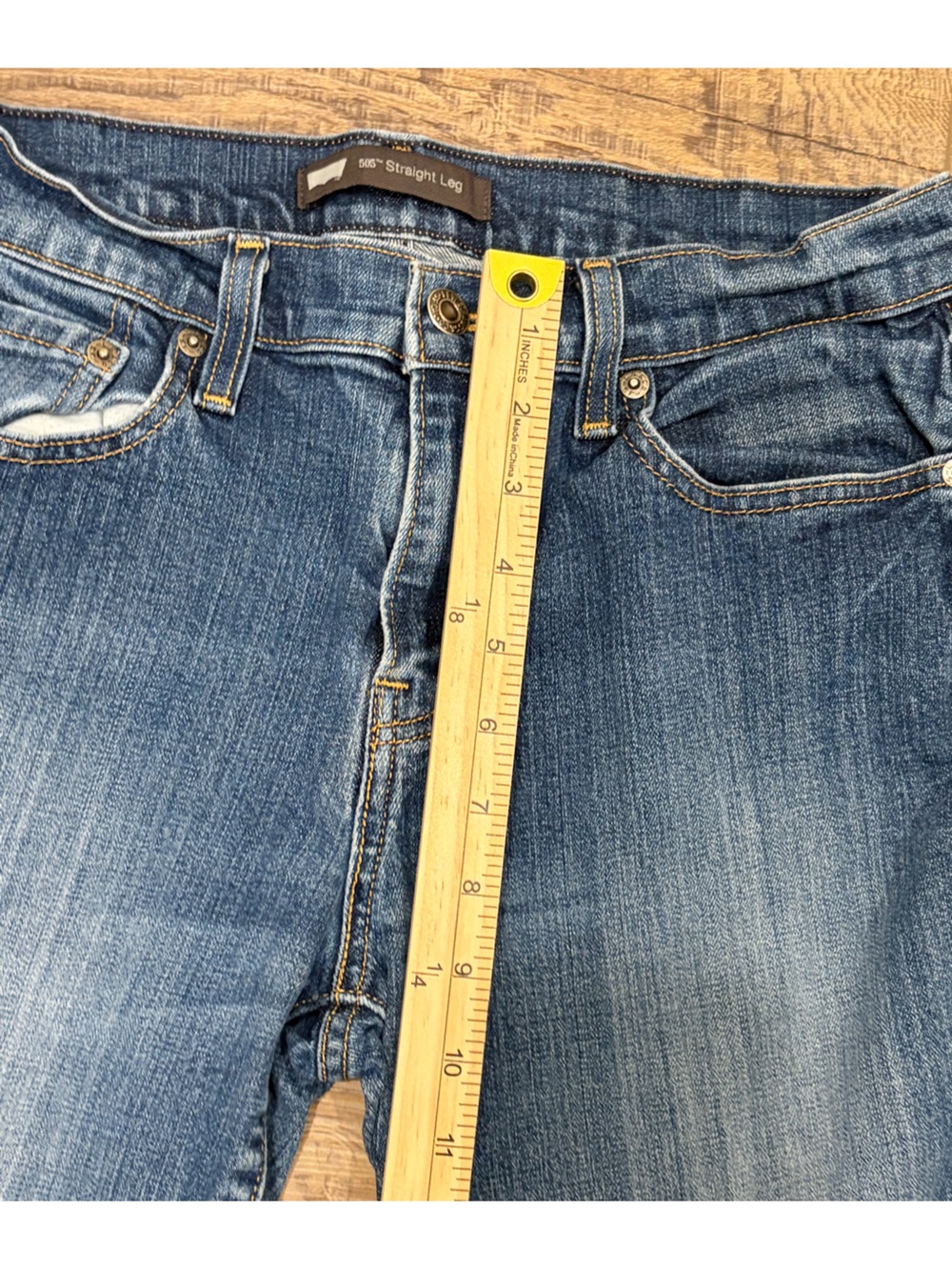 Levi's Blue Straight Leg Women's Jeans - Picture 10 of 10